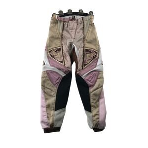 Thor MX Phase Womens Motocross Racing Pants Tan Pink Brown Size 22